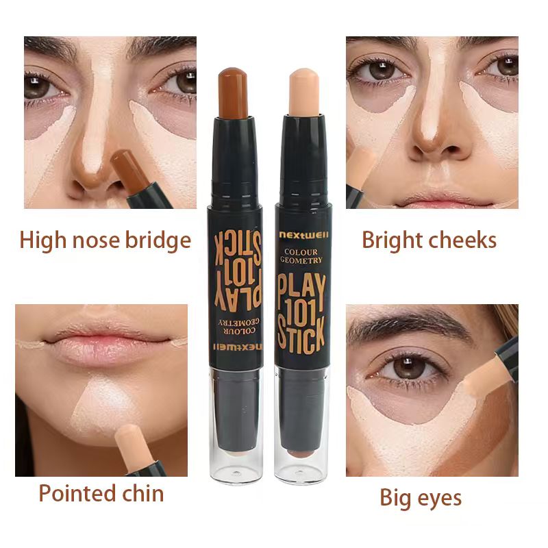 [Minimum order quantity: 12,000 pcs]Nexwell Dual-Tone Contour Stick in Black Tube