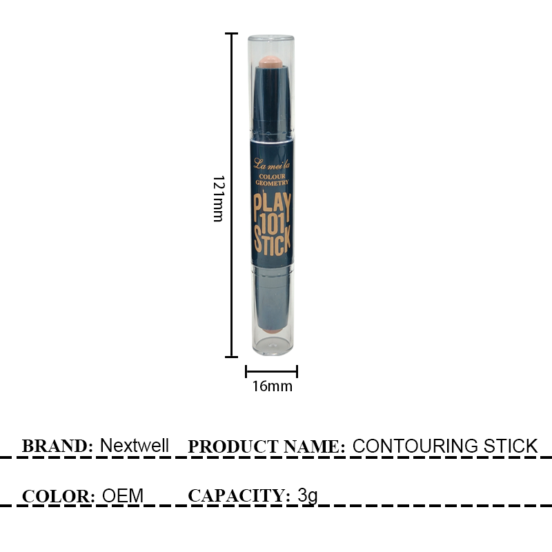 [Minimum order quantity: 12,000 pcs]Nexwell Dual-Tone Contour Stick in Black Tube